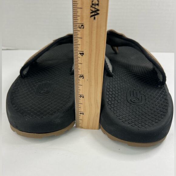 Teva Pajaro Men’s Brown Suede Comfort Slip-On Flip-Flop Sandals Size 13 - Picture 5 of 10